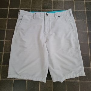Nike Dri Fit Hurley The Buckle Gray Shorts 34 Men's 11 Inch Inseam